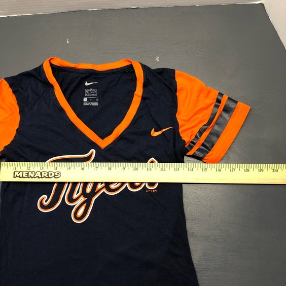 Nike Dri Fit Detroit Tigers V Neck Women's T Shirt Sz Small - Picture 4 of 8